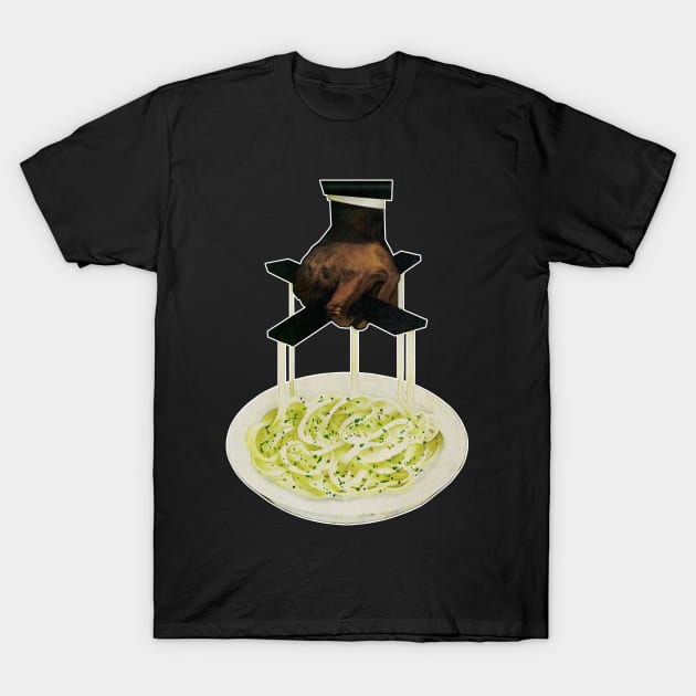 Alfredo Fettuccine T-Shirt by meantibrann